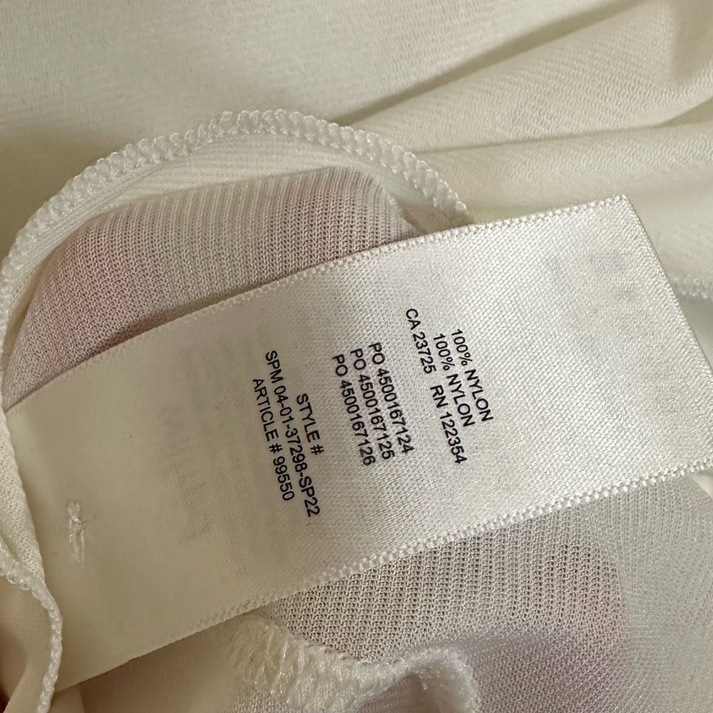 Wilfred Cream Long Sleeve Button-Down Top - Picture 5 of 8